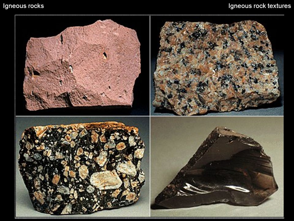 Tipos de rocas igneas